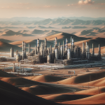 Immagine del nuovo progetto petrolifero di Chevron in Kazakistan