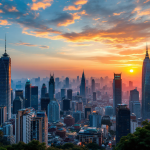 Chiusura delle borse asiatiche con grafici e dati economici