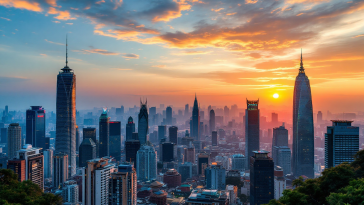 Chiusura delle borse asiatiche con grafici e dati economici