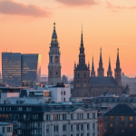 Grafico che mostra la chiusura positiva delle borse europee