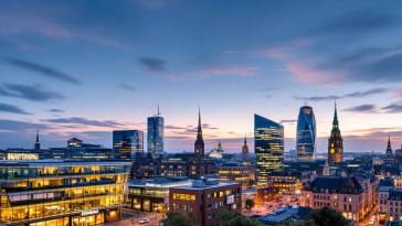 Grafico che mostra il miglioramento economico in Germania