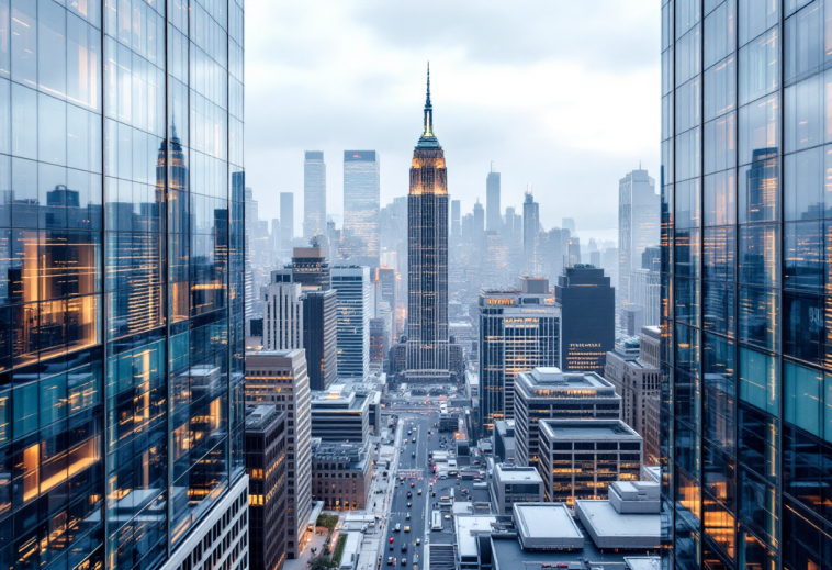 Logo ING con sfondo della Russia e simboli finanziari