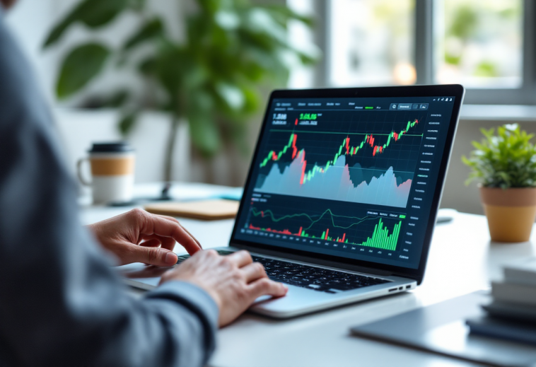 Grafico che illustra i rischi e le opportunità nel Forex