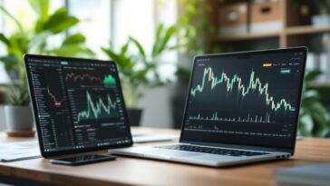 Grafico che illustra i rischi e le opportunità nel Forex