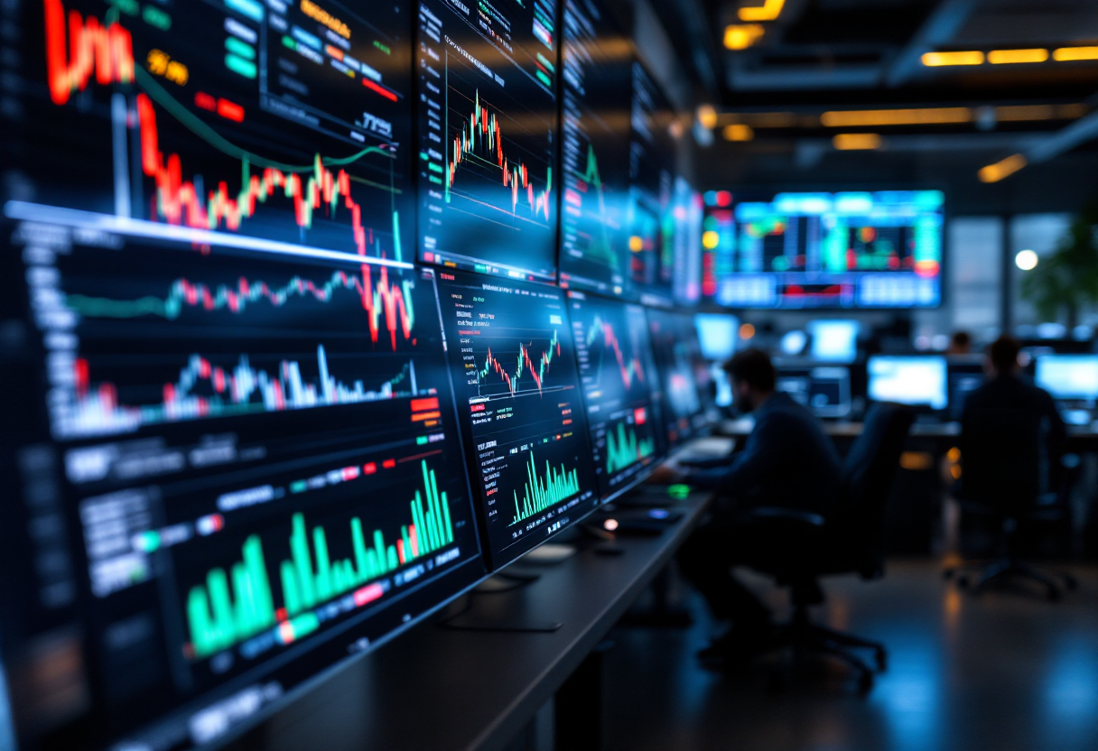 Grafico che illustra il mercato Forex e le sue dinamiche