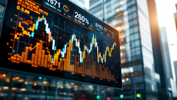 Grafico che illustra i rischi e le opportunità nel forex