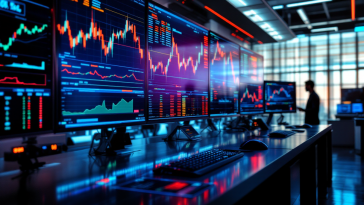 Grafico che illustra i rischi e le opportunità nel forex