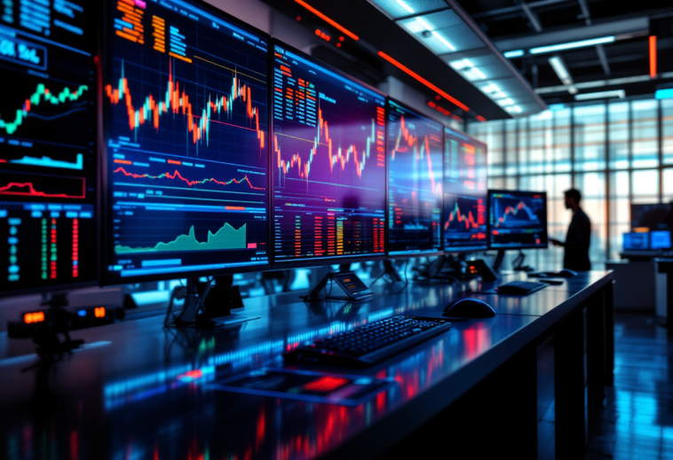 Grafico che illustra i rischi e le opportunità nel forex