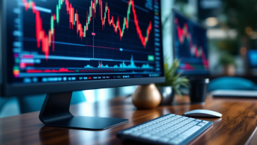 Grafico che illustra i rischi e le opportunità nel forex