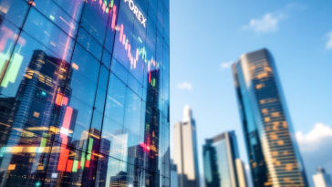 Grafico che illustra i rischi e le opportunità nel forex