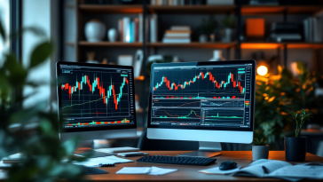 Grafico che illustra i rischi e le opportunità nel forex