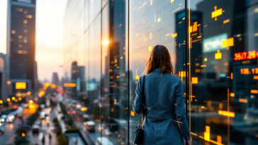 Grafico che illustra i rischi e le opportunità nel forex