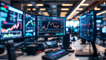 Grafico che illustra i rischi e le opportunità nel Forex