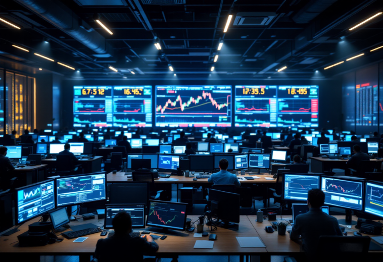 Grafico che illustra i rischi e le opportunità nel forex