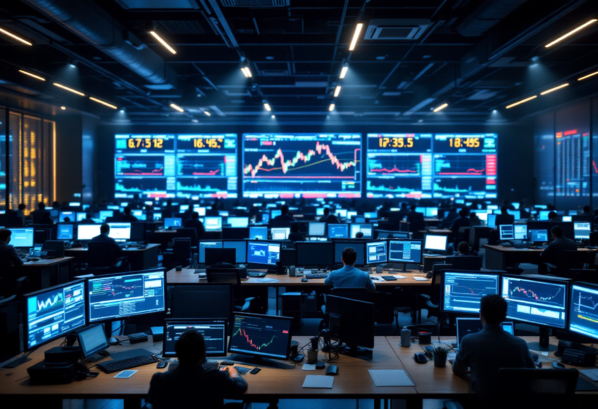 Grafico che illustra i rischi e le opportunità nel forex