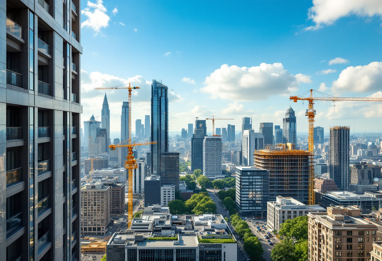 Grafico delle prospettive del mercato immobiliare 2025