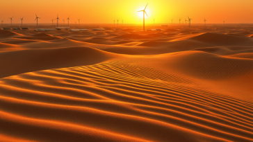 Immagine di un progetto pilota per l'idrogeno verde