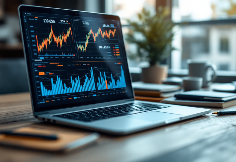 Grafico che illustra i rischi del trading sul mercato Forex