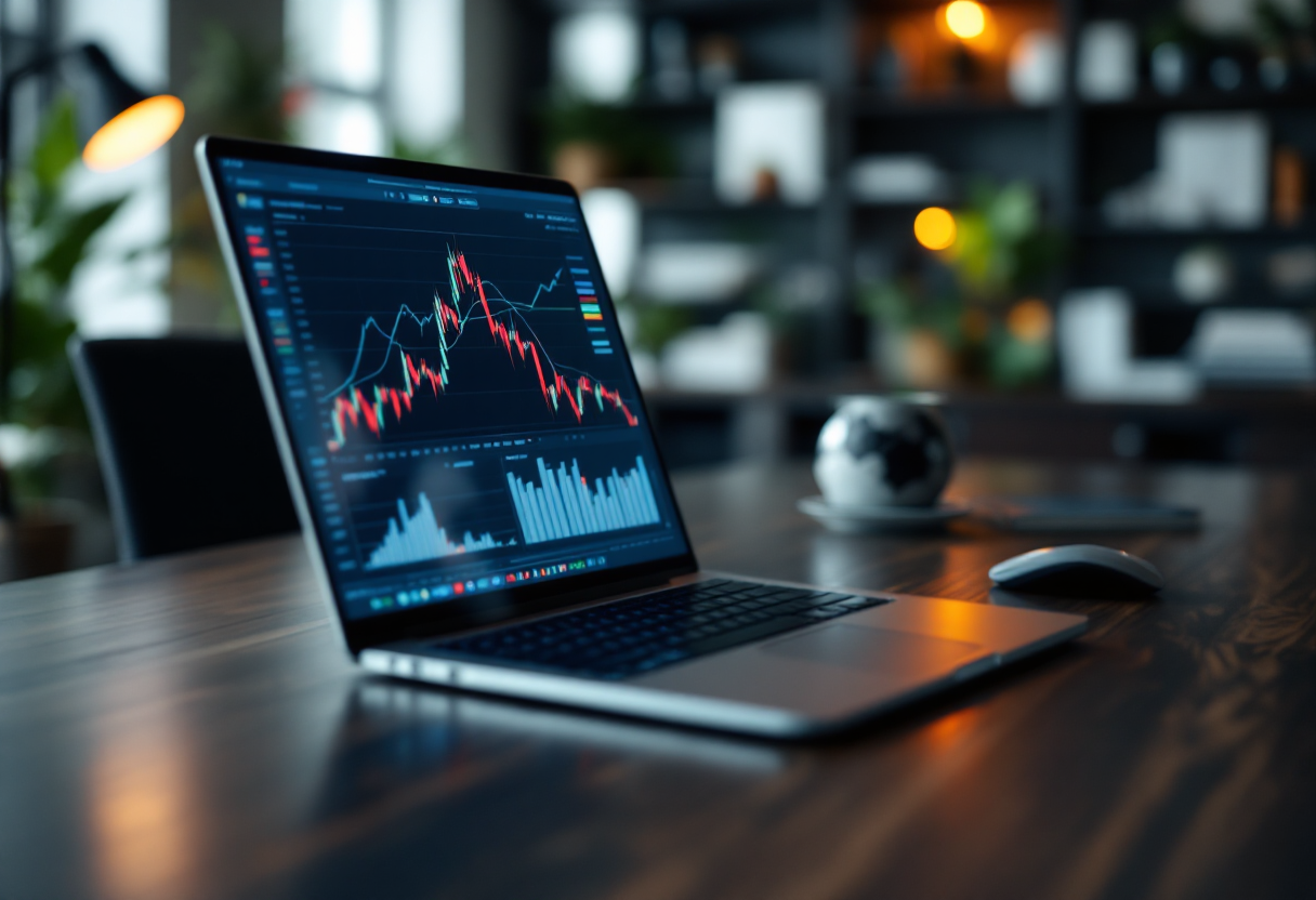 Grafico che illustra i rischi del trading Forex