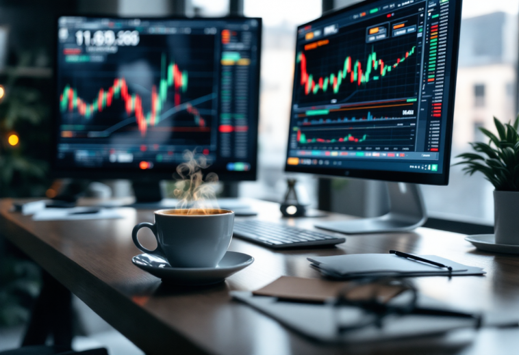 Grafico che illustra i rischi e le opportunità nel Forex