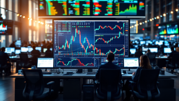 Grafico che illustra i rischi e le opportunità nel trading di valute