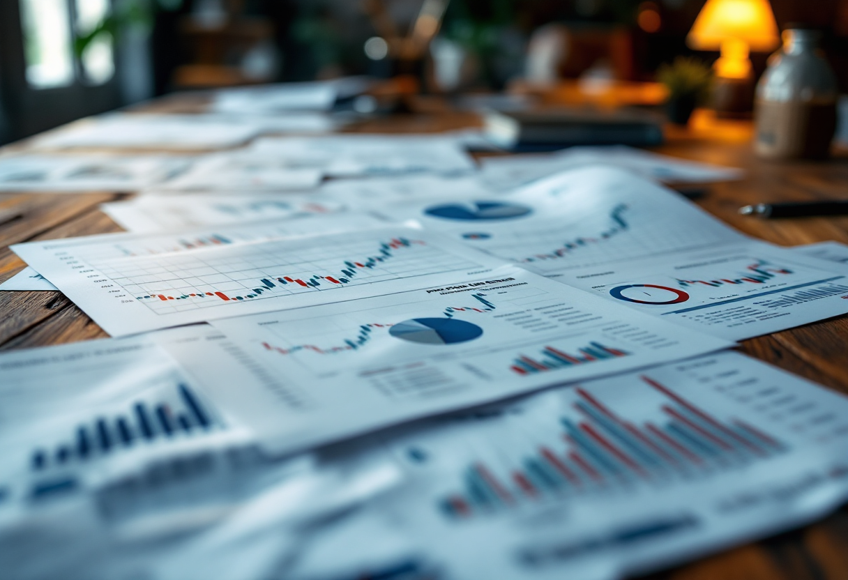 Grafico che illustra i rischi e le opportunità nel trading di valute