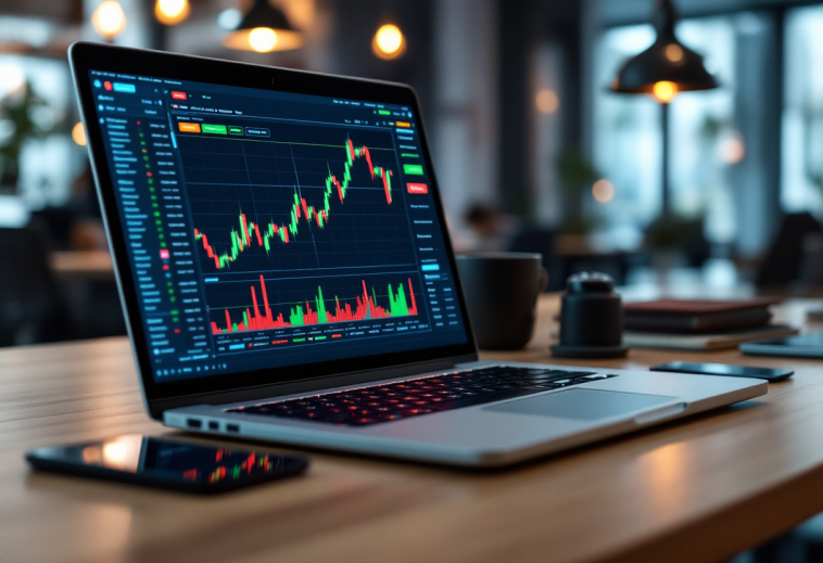 Grafico che illustra i rischi e le opportunità nel trading forex