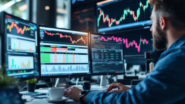 Grafico che illustra i rischi e le opportunità nel trading forex