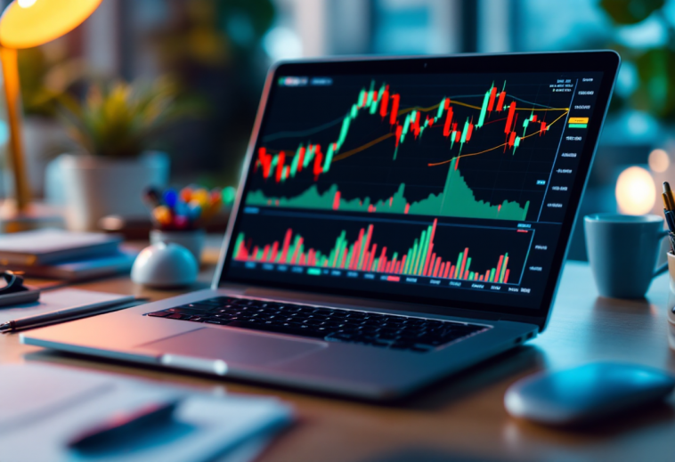 Grafico che illustra i rischi e le opportunità nel trading forex