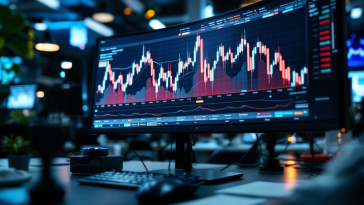 Grafico che illustra i rischi e le opportunità nel trading forex