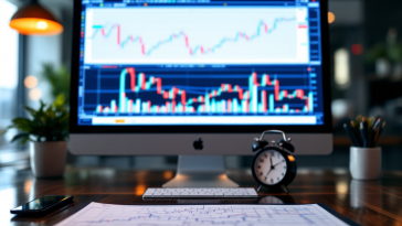 Grafico che illustra i rischi e le opportunità nel trading forex