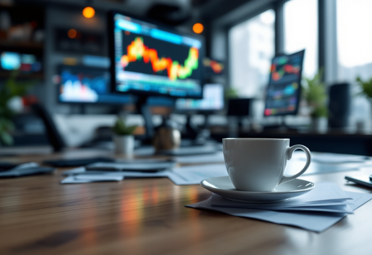 Grafico che illustra i rischi e le opportunità nel trading forex