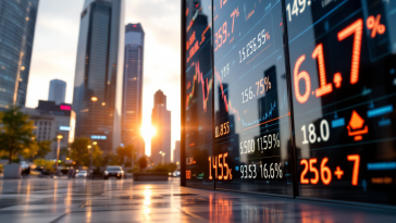 Grafico che illustra i rischi e le opportunità nel trading forex