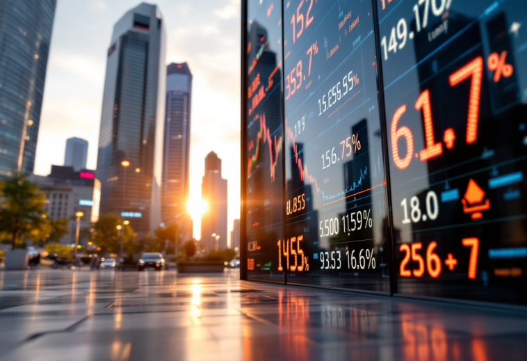 Grafico che illustra i rischi e le opportunità nel trading forex