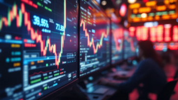 Grafico che illustra i rischi e le opportunità nel trading forex