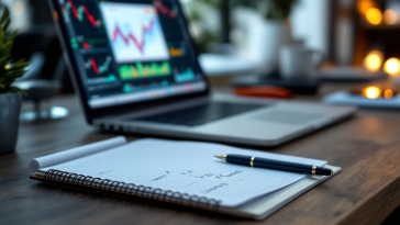 Grafico che illustra i rischi e le opportunità nel trading forex