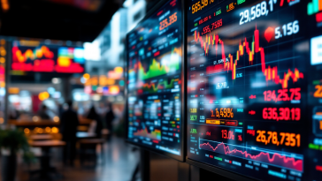 Grafico che illustra i rischi e le opportunità nel trading forex