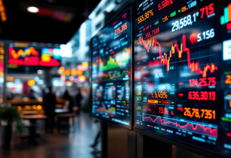 Grafico che illustra i rischi e le opportunità nel trading forex