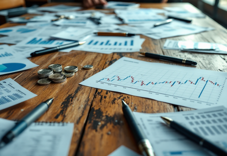 Grafico che illustra i rischi e le opportunità nel trading forex