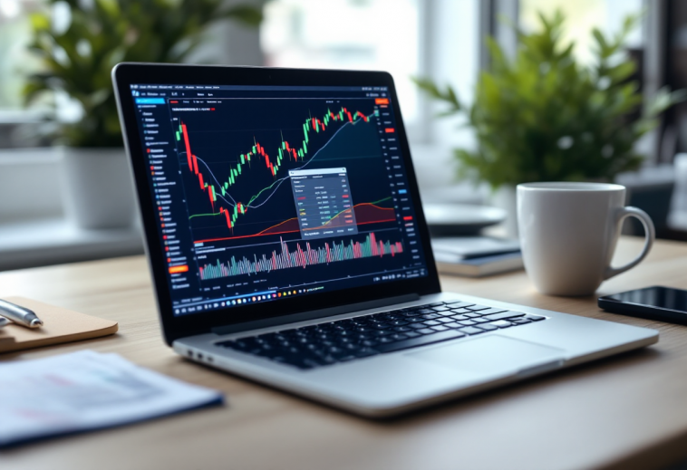 Grafico che illustra i rischi e le opportunità nel trading forex