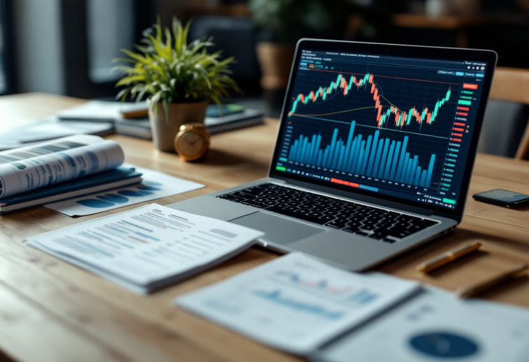 Grafico che illustra i rischi e le opportunità nel trading forex