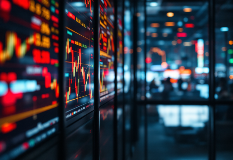 Grafico che illustra i rischi e le opportunità nel trading forex