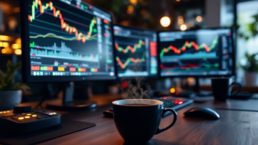 Grafico che illustra i rischi e le opportunità nel trading forex