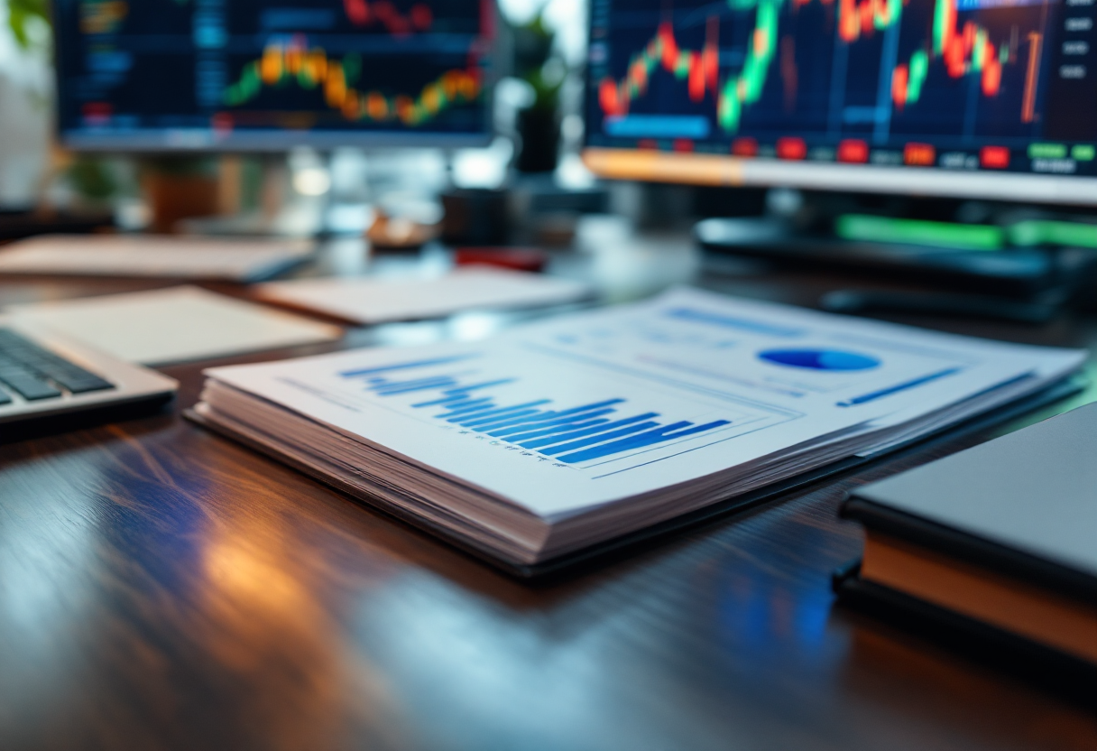 Grafico che illustra i rischi e le opportunità nel trading forex