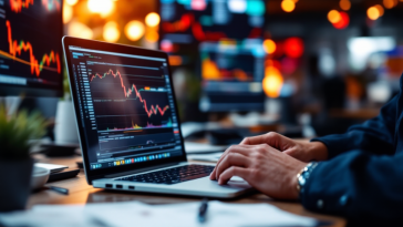 Grafico che illustra i rischi e le opportunità nel trading forex