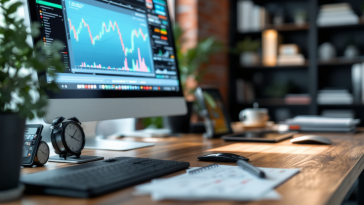 Grafico che illustra i rischi e le opportunità nel trading forex