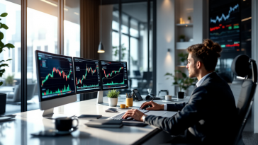 Grafico che illustra i rischi e le opportunità nel trading forex