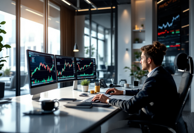 Grafico che illustra i rischi e le opportunità nel trading forex