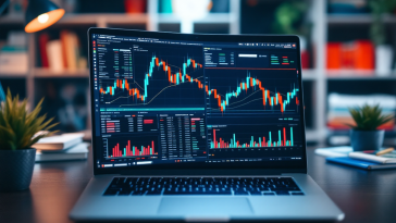 Grafico che illustra i rischi e le opportunità nel trading forex