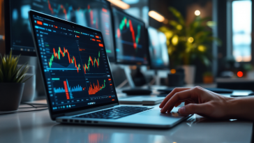 Grafico che illustra i rischi e le opportunità nel trading forex